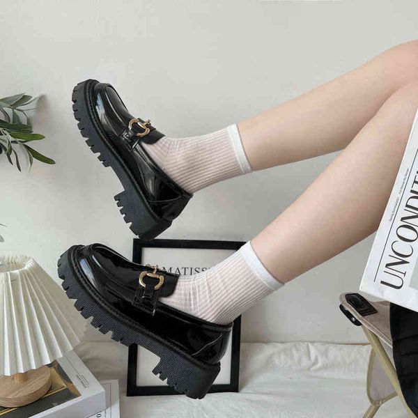 dress shoes women flat platform loafers luxury brand metal decoration 's heeled chaussure femme high heels 2 9, Black
dress shoes women flat platform loafers luxury brand metal decoration 's heeled chaussure femme high heels 2 9, Black