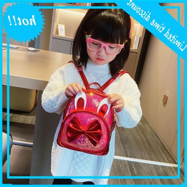 sequin bunny korean cartoon cute children's schoolbag versatile parent child backpack trend
sequin bunny korean cartoon cute children's schoolbag versatile parent child backpack trend