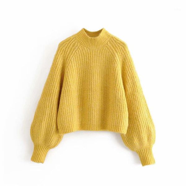 women autumn puff sleeve turtleneck sweater short sweet knitted pullover pullovers casual soft warm jumper 1, White;black
women autumn puff sleeve turtleneck sweater short sweet knitted pullover pullovers casual soft warm jumper 1, White;black