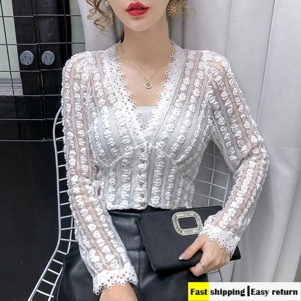 ранняя осень v-образным вырезом кружева блуза кардиган женщины моды sexy lady белая рубашка женщина top 2020 dropshipping, White
ранняя осень v-образным вырезом кружева блуза кардиган женщины моды sexy lady белая рубашка женщина top 2020 dropshipping, White