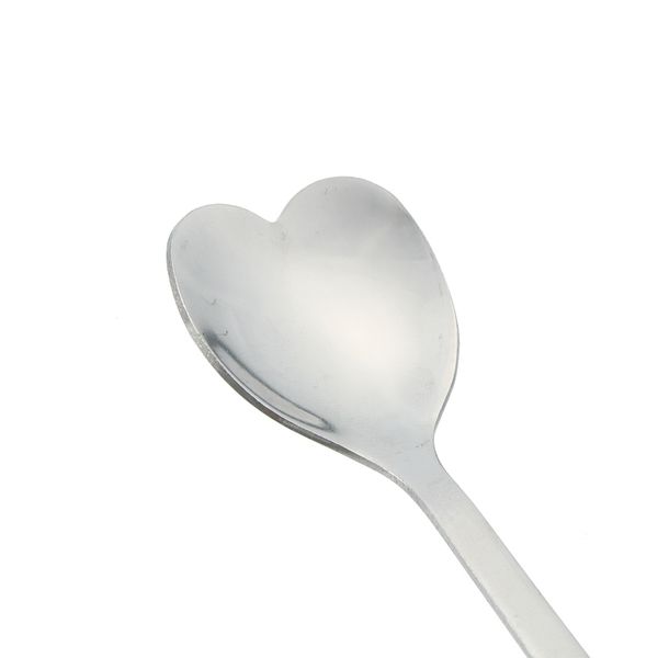 new design 1pcs love heart shaped portable stainless steel spoon metal coffee teaspoon wedding party gift dinnerware
new design 1pcs love heart shaped portable stainless steel spoon metal coffee teaspoon wedding party gift dinnerware