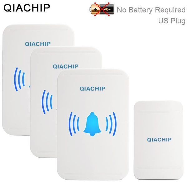 qiachp self powered waterproof wireless doorbell night light no battery us plug home cordless door bell 1 button 3 receiver1
qiachp self powered waterproof wireless doorbell night light no battery us plug home cordless door bell 1 button 3 receiver1