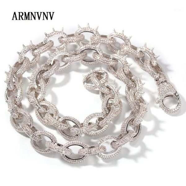 armnvnv hip hop 3a cubic zirconia paved bling iced out rivet o shape link chain chokers necklaces for men rapper jewelry1, Silver
armnvnv hip hop 3a cubic zirconia paved bling iced out rivet o shape link chain chokers necklaces for men rapper jewelry1, Silver