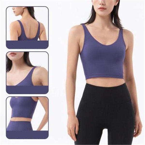 women gather yoga vest fashion trend v-neck back sports vest skinny short designer female new fitness underwear shockproof bra, White
women gather yoga vest fashion trend v-neck back sports vest skinny short designer female new fitness underwear shockproof bra, White