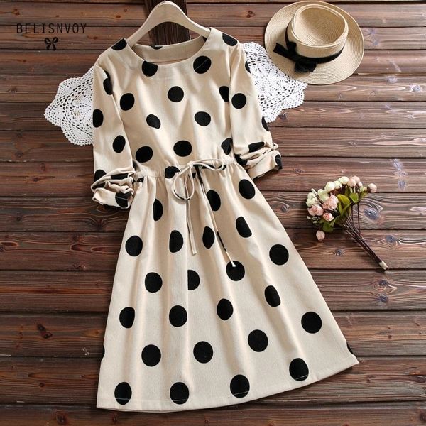 new japanese mori girl corduroy dress women polka dot printed long sleeve slim waist vestidos autumn winter dresses y200805, Black;pink
new japanese mori girl corduroy dress women polka dot printed long sleeve slim waist vestidos autumn winter dresses y200805, Black;pink