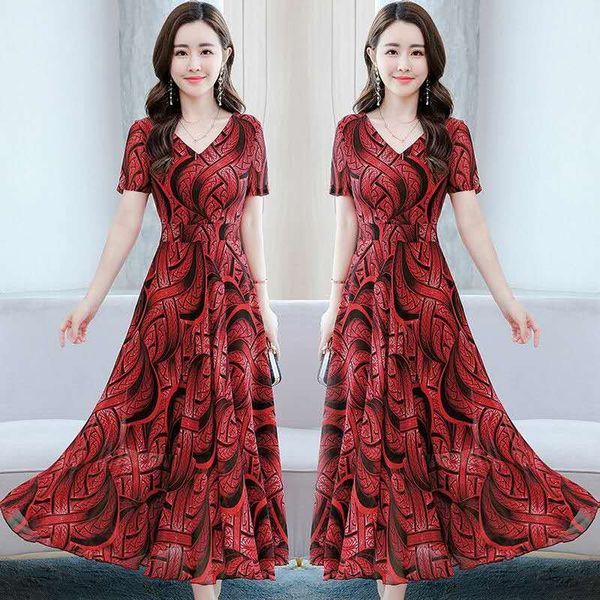summer floral print chiffton short sleeve v-neck ankle-length a-line elegant black red temperament party cocktail dresses 9369
summer floral print chiffton short sleeve v-neck ankle-length a-line elegant black red temperament party cocktail dresses 9369