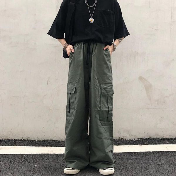 men's pants rakadai long spring loose sports overalls straight tube wide leg casual, Black
men's pants rakadai long spring loose sports overalls straight tube wide leg casual, Black