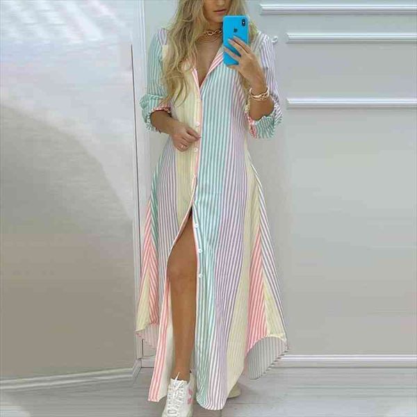 women stripe print shirt dress v-neck single breasted full sleeve patchwork long dresses summer stylish office lady casual robe, Black;gray
women stripe print shirt dress v-neck single breasted full sleeve patchwork long dresses summer stylish office lady casual robe, Black;gray