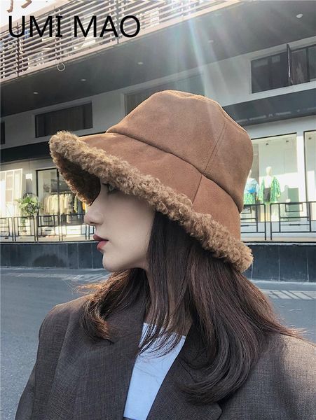 UMI MAO Female Korean Version Japanese Wild Net Red Plus Cashmere Lamb Hair Fisherman Hat Autumn Winter Warm Plush Basin Hat, Blue;gray
UMI MAO Female Korean Version Japanese Wild Net Red Plus Cashmere Lamb Hair Fisherman Hat Autumn Winter Warm Plush Basin Hat, Blue;gray