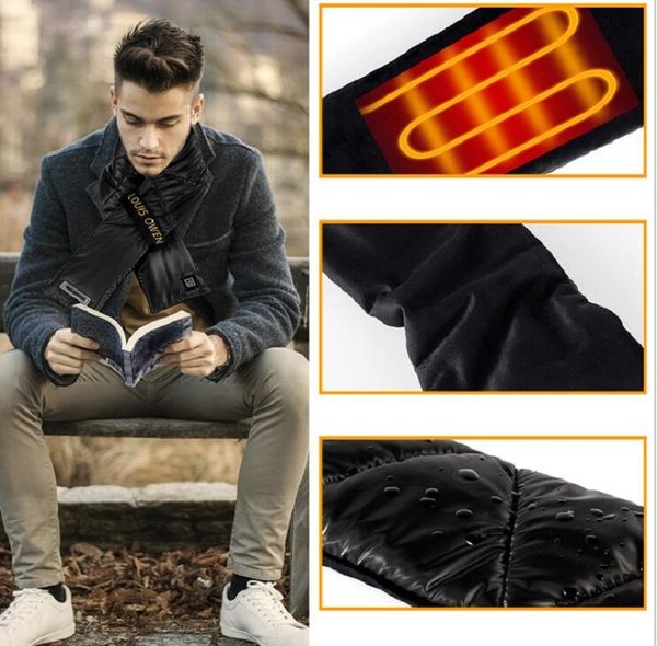 smart heated scarf christmas gift outdoor winter electric charging scarf warm outdoor walking skiing waterproof washable smart scarfs, Blue;gray
smart heated scarf christmas gift outdoor winter electric charging scarf warm outdoor walking skiing waterproof washable smart scarfs, Blue;gray