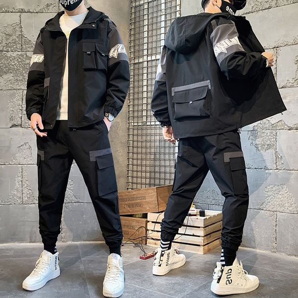 tracksuit spring autumn suit hooded sweatshirts+pant hip hop patchwork two piece set for men sweatsuit clothing
tracksuit spring autumn suit hooded sweatshirts+pant hip hop patchwork two piece set for men sweatsuit clothing