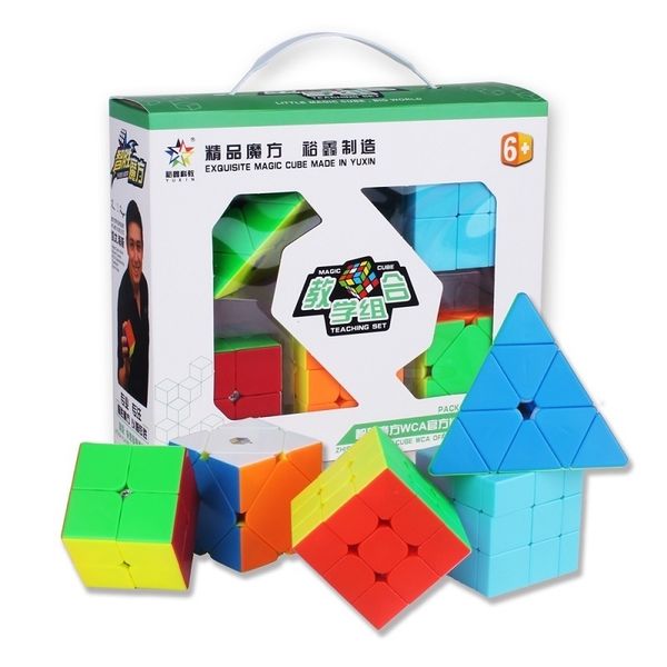 5pcs yuxin zhisheng 2x2 3x3 smooth mirror pyramid ske magic cube set speed puzzle cube professional educational toys kids y200428
5pcs yuxin zhisheng 2x2 3x3 smooth mirror pyramid ske magic cube set speed puzzle cube professional educational toys kids y200428