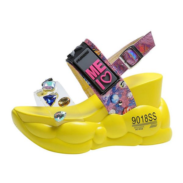 2021 new women in white yellow sandals will see thick high transparent heels for your crystal peep toe women's shoes qd2m, Black
2021 new women in white yellow sandals will see thick high transparent heels for your crystal peep toe women's shoes qd2m, Black
