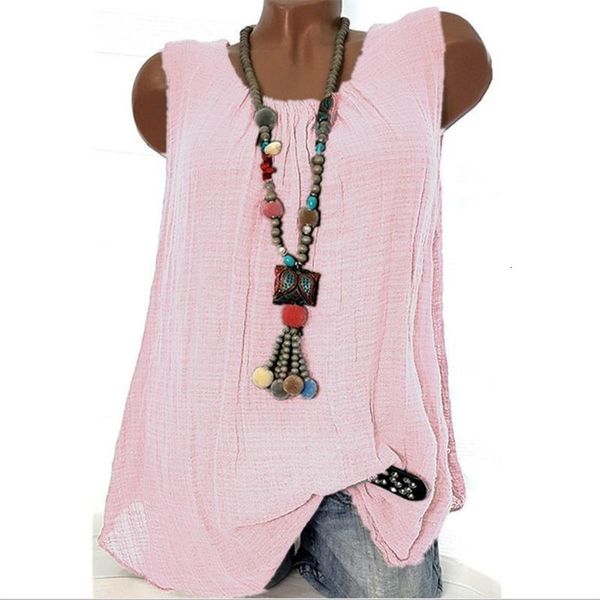 vintage linen plus size women sleeveless blusas casual ladies o neck v neck sleeveless blouse summer tunic camisas mujer, White
vintage linen plus size women sleeveless blusas casual ladies o neck v neck sleeveless blouse summer tunic camisas mujer, White