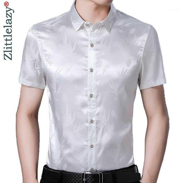 2020 short sleeve men social shirt summer streetwear casual luxurious shirts dress mens slim satin fit clothes fashions 524021, White;black
2020 short sleeve men social shirt summer streetwear casual luxurious shirts dress mens slim satin fit clothes fashions 524021, White;black