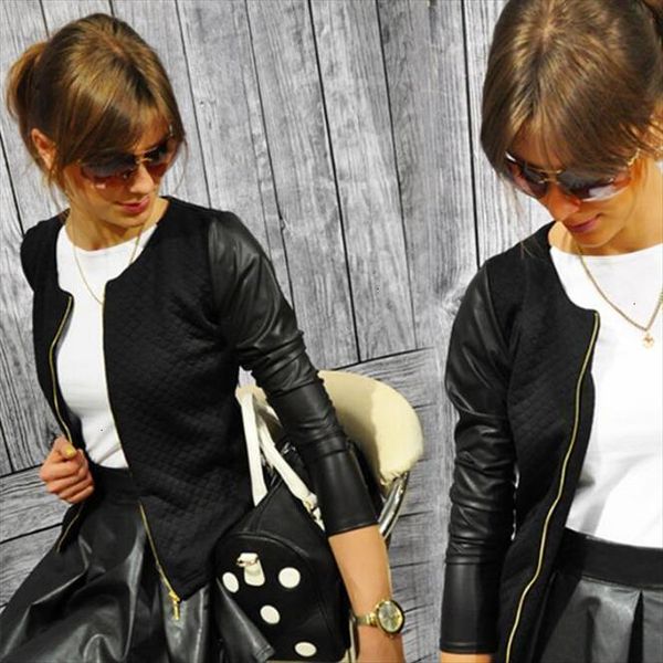 женщины 2020 basic пальто куртки весна черная молния crop pu куртка punk стиль бинты женщины pu tops crop leather jacket coat, Black;brown
женщины 2020 basic пальто куртки весна черная молния crop pu куртка punk стиль бинты женщины pu tops crop leather jacket coat, Black;brown