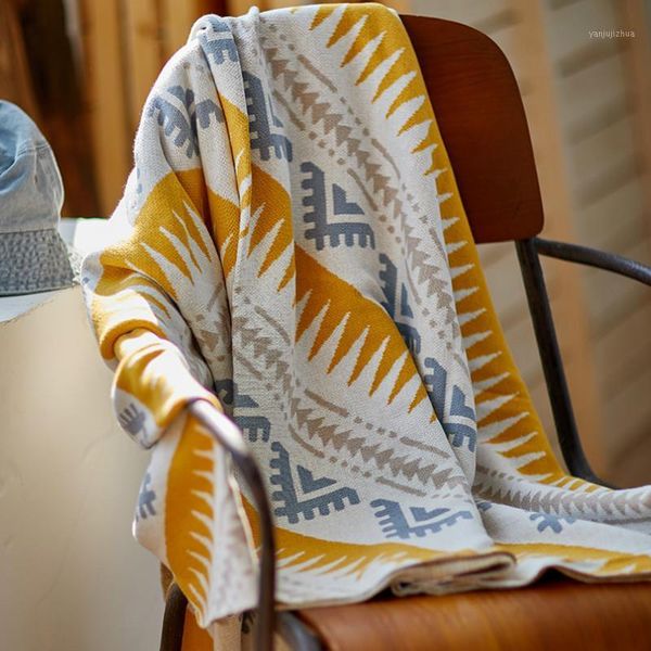 dunxdeco blanket cotton knitting bedding modern simple yellow blue wave geometric woven air-condition throw sofa bedding1
dunxdeco blanket cotton knitting bedding modern simple yellow blue wave geometric woven air-condition throw sofa bedding1