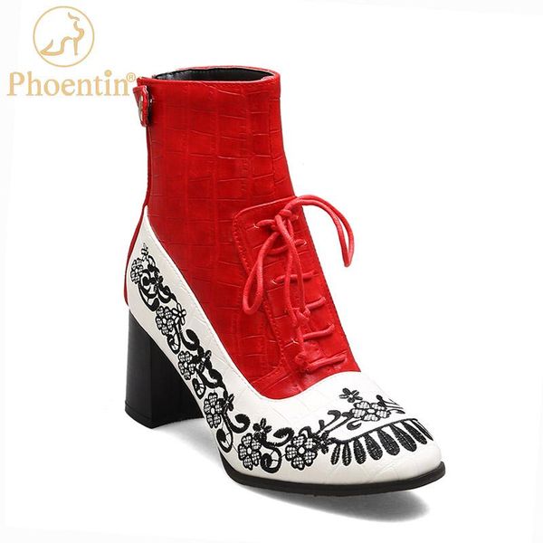 phoentin flower print ankle boots women punk mixed colors women's short boots zip cross tied floral street shoes female ft1118, Black
phoentin flower print ankle boots women punk mixed colors women's short boots zip cross tied floral street shoes female ft1118, Black