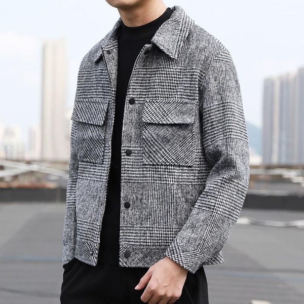 2021 autumn winter new fashion men british style casual wool coat male wool blends coats business casual thicken overcoat s1761, Black
2021 autumn winter new fashion men british style casual wool coat male wool blends coats business casual thicken overcoat s1761, Black