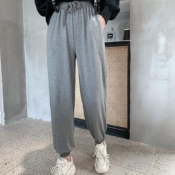 2020 new spring autumn sports leisure pants harem ankle length loose pants women grey straight sweatpants baggy dropshipping, Black;white
2020 new spring autumn sports leisure pants harem ankle length loose pants women grey straight sweatpants baggy dropshipping, Black;white