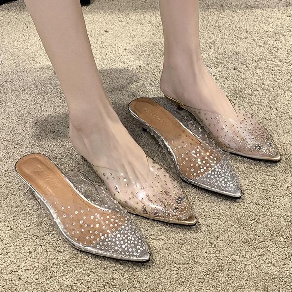 shoes slippers casual pointed toe slides med slipers women female mule thin heels luxury cover 2021 mules spring fashion, Black
shoes slippers casual pointed toe slides med slipers women female mule thin heels luxury cover 2021 mules spring fashion, Black