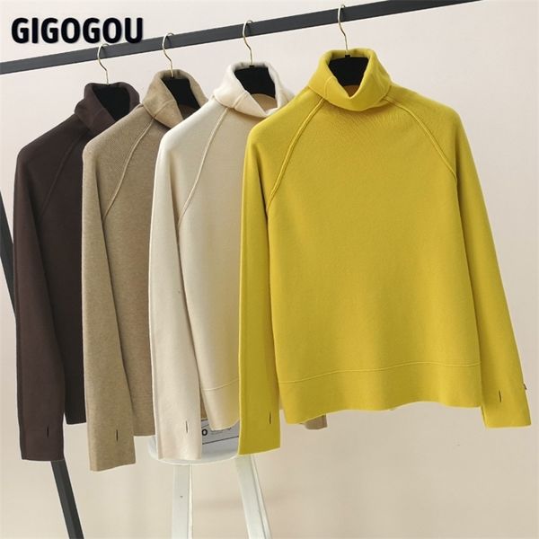 gigogou lazy oversized women turtleneck sweater winter knitted pullover sweater streetwear jumper pull femme nouveaute 201223, White;black
gigogou lazy oversized women turtleneck sweater winter knitted pullover sweater streetwear jumper pull femme nouveaute 201223, White;black