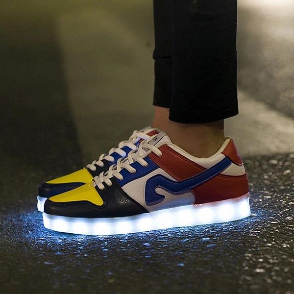 size 35-45 usb chargering led shoes for kids & adults light up sneakers for boys girls men women glowing party shoes #459j
size 35-45 usb chargering led shoes for kids & adults light up sneakers for boys girls men women glowing party shoes #459j