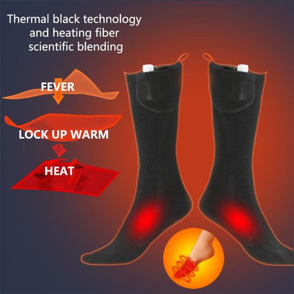 sports socks heated rechargeable battery usb charging winter warm thermal skiing riding fishing electric heating, Black
sports socks heated rechargeable battery usb charging winter warm thermal skiing riding fishing electric heating, Black