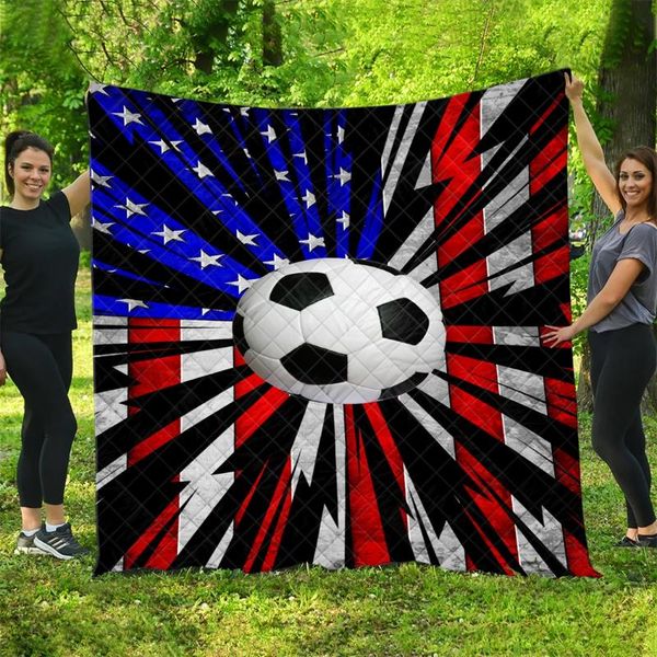 football american flag quilted quilt throw blankets birthday christmas thanksgiving gifts bedding cover tapestry wall
football american flag quilted quilt throw blankets birthday christmas thanksgiving gifts bedding cover tapestry wall