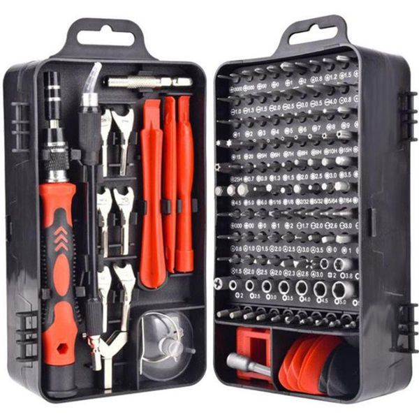 135 in 1 screwdriver set of screw driver bit set multi-function precision mobile phone repair device hand tools torx hex
135 in 1 screwdriver set of screw driver bit set multi-function precision mobile phone repair device hand tools torx hex