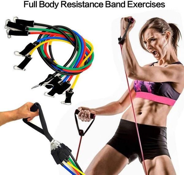 11 pcs/set fitness resistance tube band yoga gym stretch pull rope exercise training expander anchor ankle strap strap equipment1
11 pcs/set fitness resistance tube band yoga gym stretch pull rope exercise training expander anchor ankle strap strap equipment1