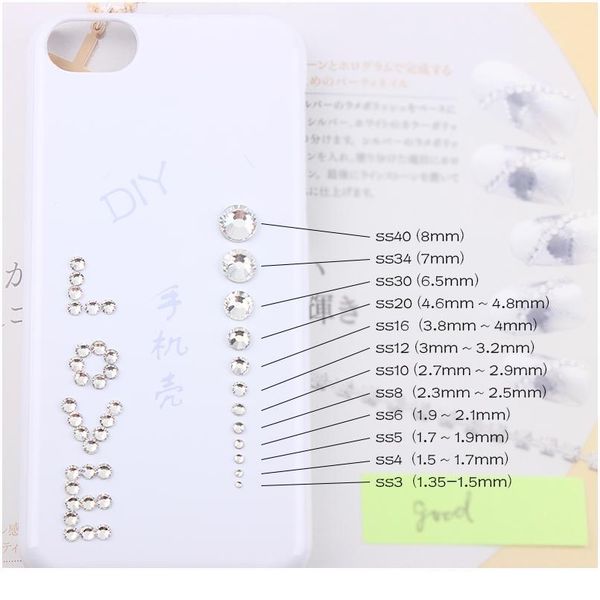selling promotion shiny ss3-ss50 clear non fix rhinestone diy fashion nails art glitters crystals dec jllpbs, Black
selling promotion shiny ss3-ss50 clear non fix rhinestone diy fashion nails art glitters crystals dec jllpbs, Black