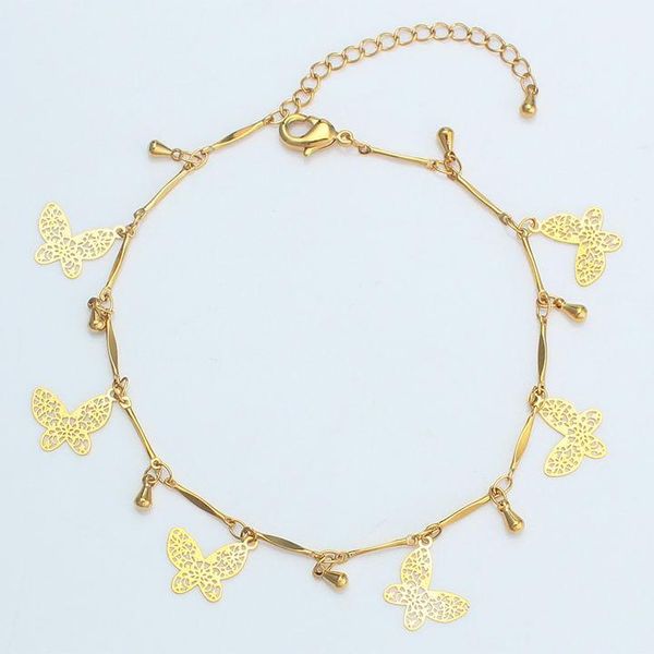 butterfly bracelet/anklet for women girls gold color foot chain charm bangle jewelry arab/egypurkey/iraq/middle east items1, Black
butterfly bracelet/anklet for women girls gold color foot chain charm bangle jewelry arab/egypurkey/iraq/middle east items1, Black