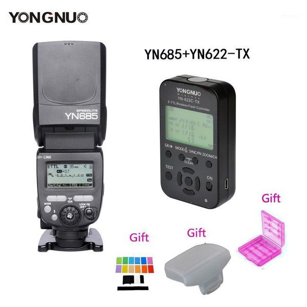 yongnuo flash speedlite yn685 wireless hssl build in receiver + transmitter controller yn622c-tx/yn622n-tx for1
yongnuo flash speedlite yn685 wireless hssl build in receiver + transmitter controller yn622c-tx/yn622n-tx for1