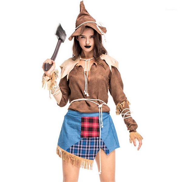 new the wizard of oz scarecrow costume day of the dead witch cosplay dress halloween costumes for women1, Black;red
new the wizard of oz scarecrow costume day of the dead witch cosplay dress halloween costumes for women1, Black;red
