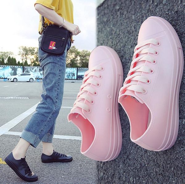 rain boots for women white sneakers shoes waterproof spring summer female casual shoes rubber rain boots 2020 896, Black
rain boots for women white sneakers shoes waterproof spring summer female casual shoes rubber rain boots 2020 896, Black