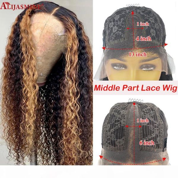 curly human hair wig brazilian remy 4 27 highlight lace front human hair wigs for black women pre plucked t part curly wig, Black;brown
curly human hair wig brazilian remy 4 27 highlight lace front human hair wigs for black women pre plucked t part curly wig, Black;brown