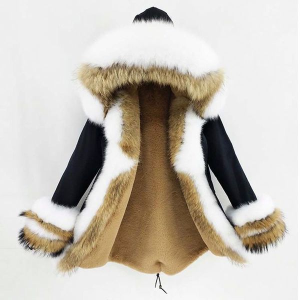 waterproof long parka winter jacket women real fur coat natural fur raccoon collar thick warm streetwear detachable new1, Black
waterproof long parka winter jacket women real fur coat natural fur raccoon collar thick warm streetwear detachable new1, Black