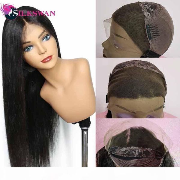 silkswan straight lace front wig 180% 200% density brazilian human hair wigs pre plucked 13x4 lace front wig for black women, Black;brown
silkswan straight lace front wig 180% 200% density brazilian human hair wigs pre plucked 13x4 lace front wig for black women, Black;brown