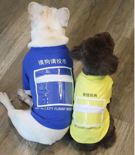 epack autumn new product tide brand thick cotton t-shirt teddy bichon corgi french fighting dogs pet clothes
epack autumn new product tide brand thick cotton t-shirt teddy bichon corgi french fighting dogs pet clothes