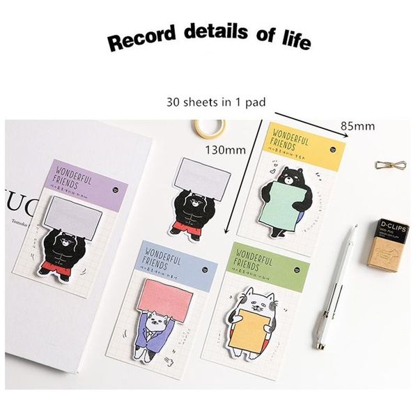 4 шт. super animal memo pad sticky note post planner planner sticker книги канцтовары офис школа школа fm120 jllabz yy_dhhhome
4 шт. super animal memo pad sticky note post planner planner sticker книги канцтовары офис школа школа fm120 jllabz yy_dhhhome