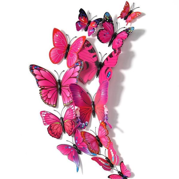 12pcs pvc 3d butterfly wall decor cute butterflies wall stickers art decals home decoration room bbyckb
12pcs pvc 3d butterfly wall decor cute butterflies wall stickers art decals home decoration room bbyckb