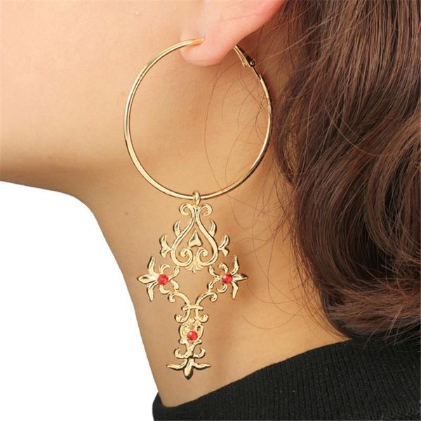 hoop & huggie vivilady fashion long charm pendant earrings women crystal brincos boho heart iris gold color neo gothic jewelry party gift, Golden;silver
hoop & huggie vivilady fashion long charm pendant earrings women crystal brincos boho heart iris gold color neo gothic jewelry party gift, Golden;silver