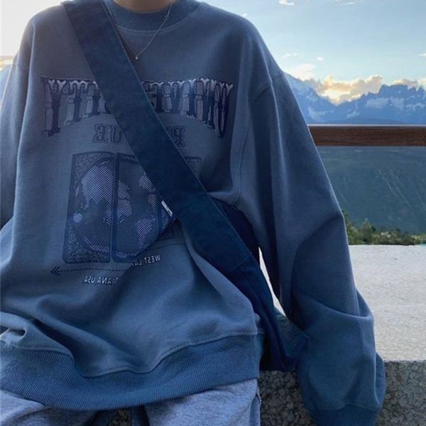 oversized letter printed women's sweatshirt o-neck loose streetwear pullover sweatshirts woman casual korean long sleeve lj201130, Black
oversized letter printed women's sweatshirt o-neck loose streetwear pullover sweatshirts woman casual korean long sleeve lj201130, Black