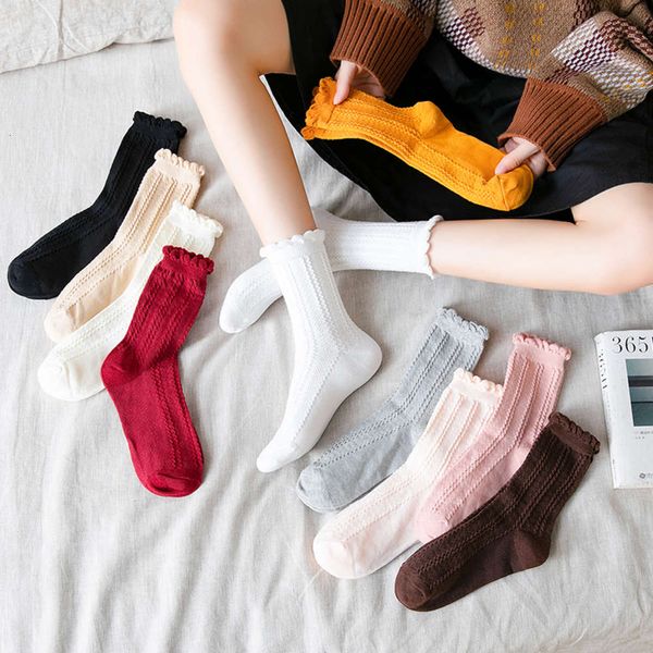 children cute jk student korean college wind the tube in autumn stockings lace cotton woman socks women boot ing, Black;white
children cute jk student korean college wind the tube in autumn stockings lace cotton woman socks women boot ing, Black;white