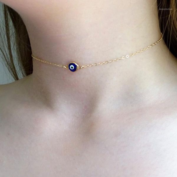 vintage turkish evil eye pendant necklaces gold silver chain blue eyes choker jewelry simple womens girls clavicle necklaces1
vintage turkish evil eye pendant necklaces gold silver chain blue eyes choker jewelry simple womens girls clavicle necklaces1