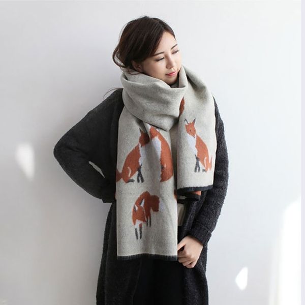 luxury cashmere scarf designer fox printed women thicken warm shawl long foulard brand shawls and scarves warm pashmina echarpes 201006, Blue;gray
luxury cashmere scarf designer fox printed women thicken warm shawl long foulard brand shawls and scarves warm pashmina echarpes 201006, Blue;gray