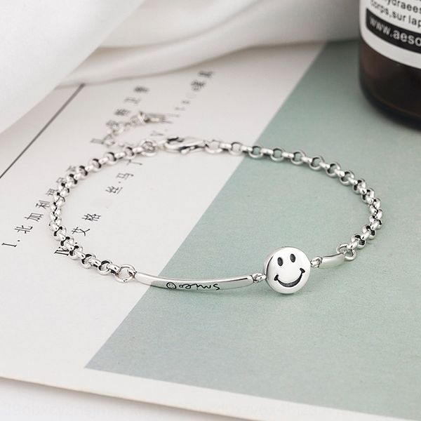 s925 pure silver net red minority design bracelet national pearl smile smile face pearl thai silver bracelet female korean version simple pe, Golden;silver
s925 pure silver net red minority design bracelet national pearl smile smile face pearl thai silver bracelet female korean version simple pe, Golden;silver