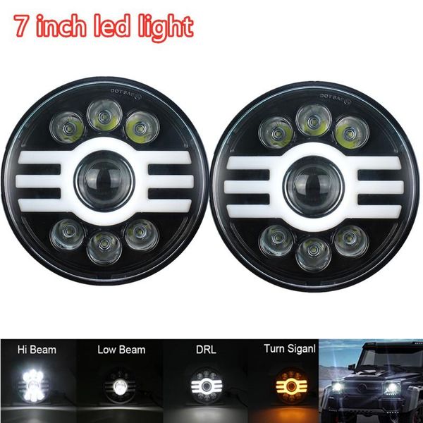 7 inch round led headlight bulb high/low beam with drl daytime running light turn signal lamps for tj jk cj lada niva
7 inch round led headlight bulb high/low beam with drl daytime running light turn signal lamps for tj jk cj lada niva