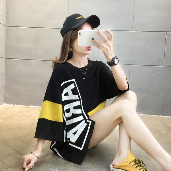 cotton short sleeve t-shirt for coat t-shirt women 2020 summer korean new loose large half sleeve student women's fashion oiarg oiar, White
cotton short sleeve t-shirt for coat t-shirt women 2020 summer korean new loose large half sleeve student women's fashion oiarg oiar, White